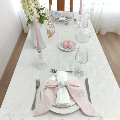 Porta Servilletas Rosa Pastel