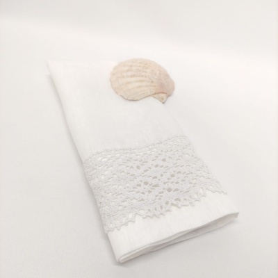 Toalla de Bautismo Papoila Lino JOL Toalla de Bautismo Papoila Lino JOL