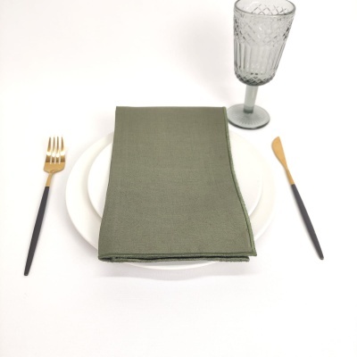 Servilleta Lino COL Moss Green