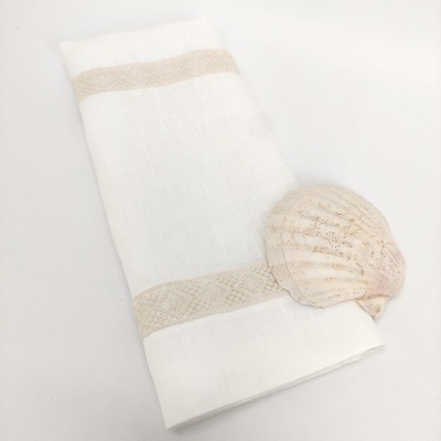 Toalla de Bautismo Feather Lino JOL Toalla de Bautismo Feather Lino JOL