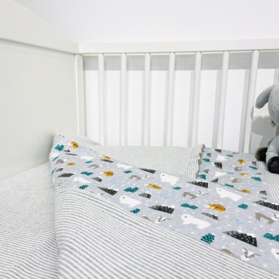 Funda Nórdica Animales de Montaña Franela