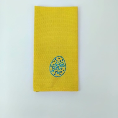 Paño de Cocina Easter Egg Amarillo