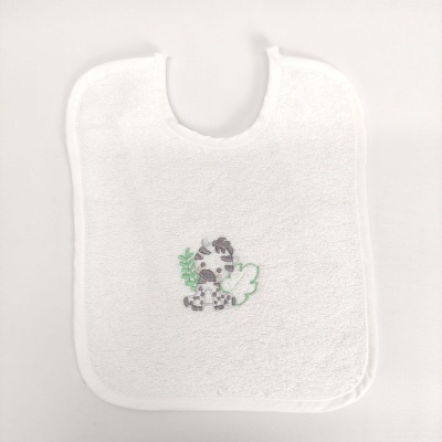 Babero Felpa Blanco Selva Personalizable