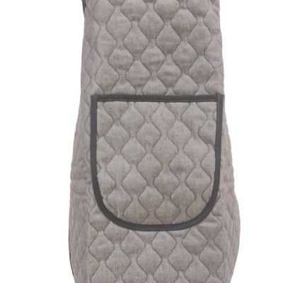 Delantal Acolchado Gris