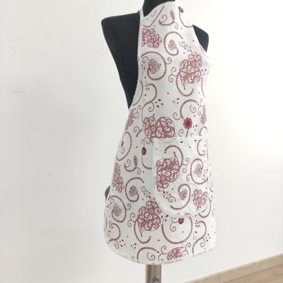 Delantal Estampado Viana Red