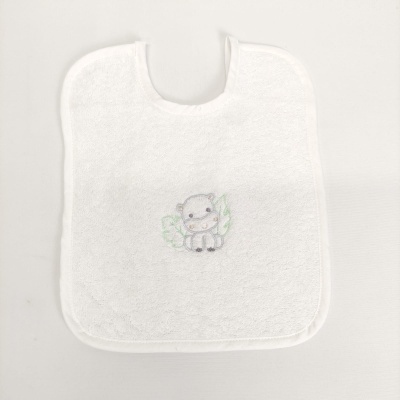 Babero Felpa Blanco Selva Personalizable