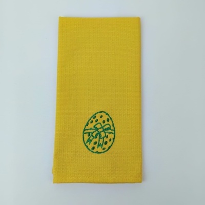 Paño de Cocina Easter Egg Amarillo