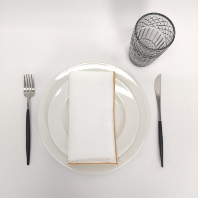 Servilleta Hober Lino Blanco COL