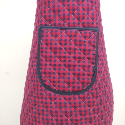 Delantal Acolchoado Cuadrícula
