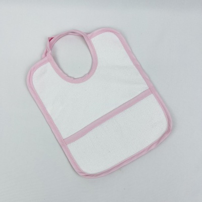 Babero Bebé Cuadrado Con plástico