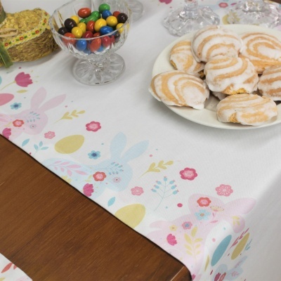 Mantel Individual/Servilleta/Camino de mesa Happy Pascua