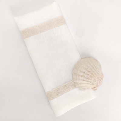 Toalla de Bautismo Feather Lino JOL Toalla de Bautismo Feather Lino JOL