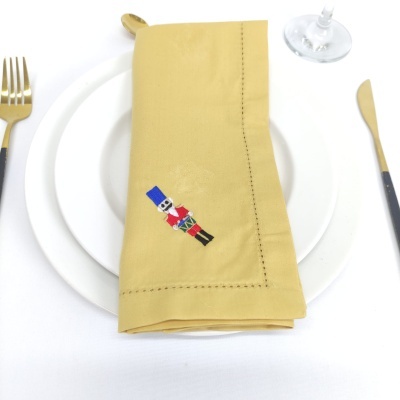 Servilleta Algodón Soldado Yellow Ponto Aberto