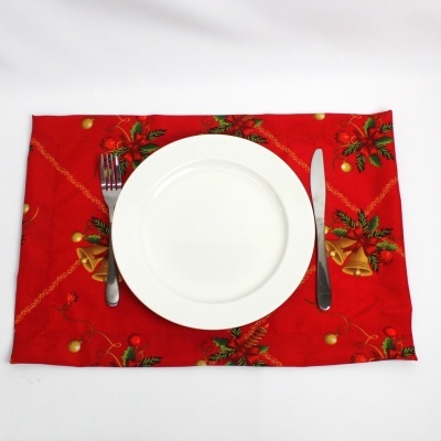 Mantel Individual/Servilleta/Camino de Mesa Double JingleBells