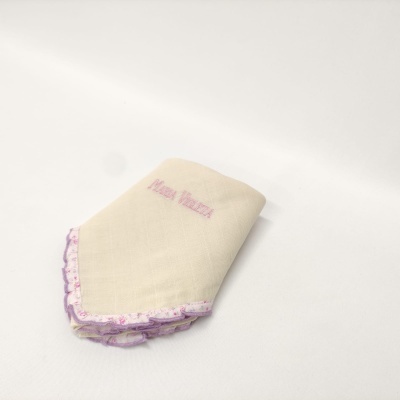 Gasa Rustic Volante Bebé