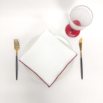 Servilleta Hober Lino Blanco COL