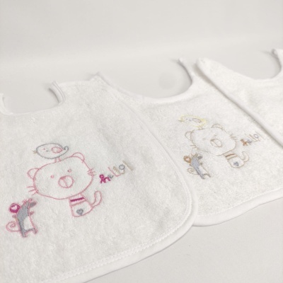 Babero Felpa Gato Personalizable