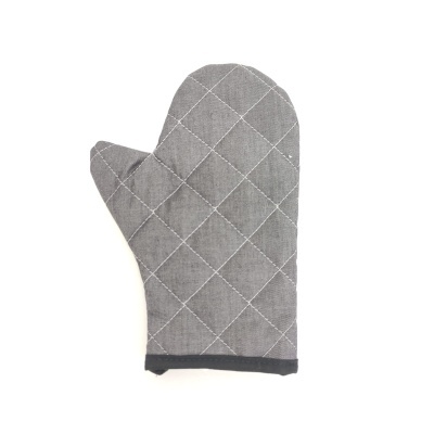 Manopla y Agarrador Acolchado Gray