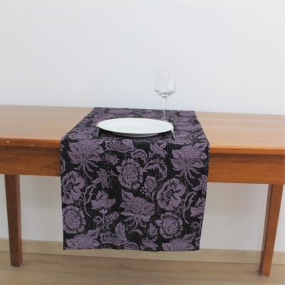 Camiño de Mesa Luxury Black BI