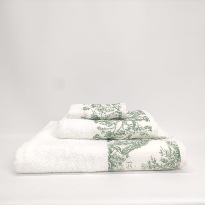 Juego de Toallas Baño/Ducha Toile de Jouy