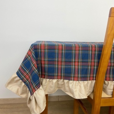 Mantel Xadrez con Volante