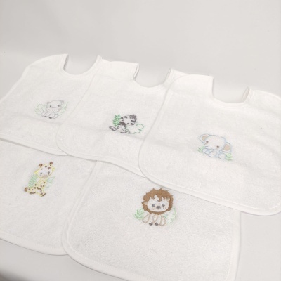 Babero Felpa Blanco Selva Personalizable