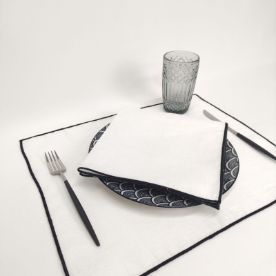 Pack 15 Mantel Individual/Servilleta Rollo Colors Lino JOL