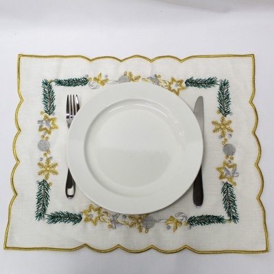 Mantel individual/Servilleta Acebo Lino COL