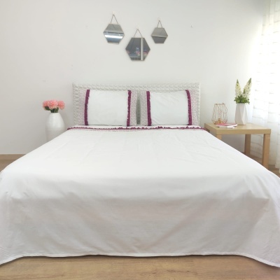 Juego de Sábanas Purple Volante