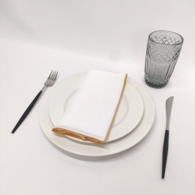 Servilleta Hober Lino Blanco COL