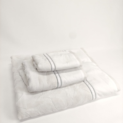 Juego de Toallas Baño Felpo Gris Génova