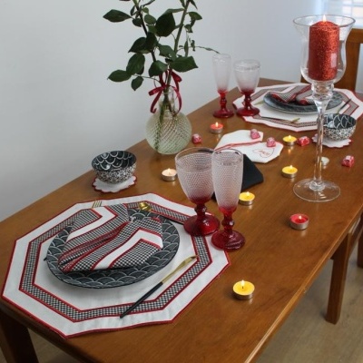 Mantel Individual/Servilleta Darling Lino JOL/COL