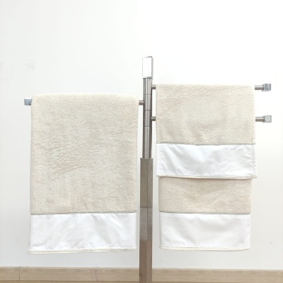 Juego de Toallas Baño Felpo Beige Lazio