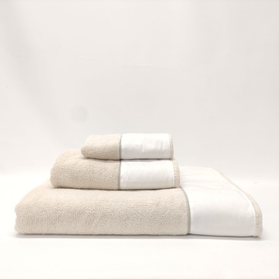 Juego de Toallas Baño Felpo Beige Lazio