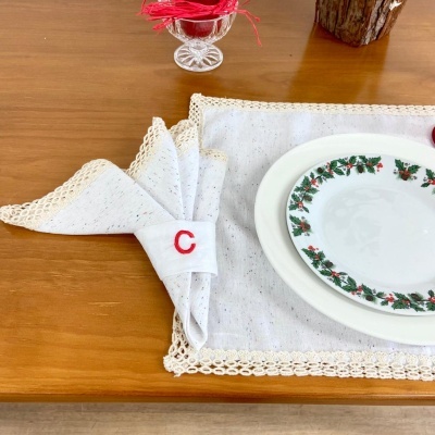 Mantel Individual con Bolsillo Cuchillería