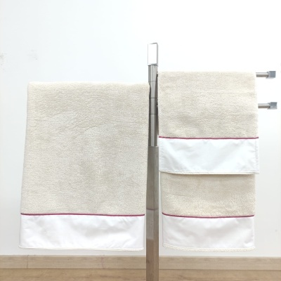 Juego de Toallas Baño Felpo Beige Lazio