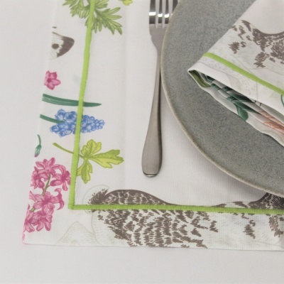 Mantel Individual/Servilleta/Camino de mesa Conejo de Pascua