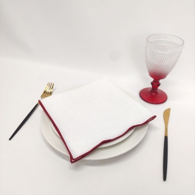 Servilleta Hober Lino Blanco COL