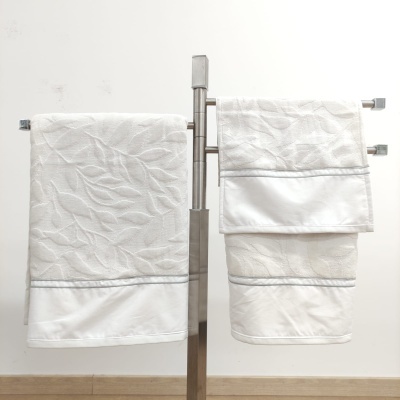 Juego de Toallas Baño Felpo Gris Génova