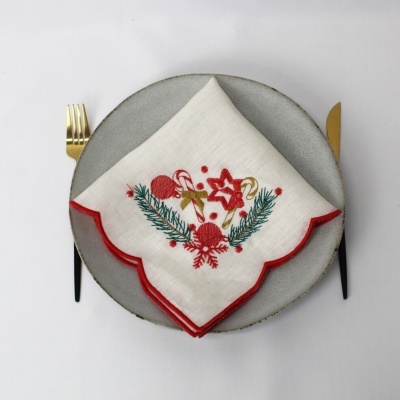 Mantel individual/Servilleta Acebo Lino COL