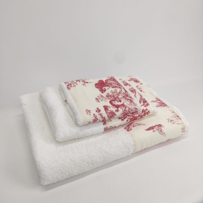 Juego de Toallas Baño/Ducha Toile de Jouy
