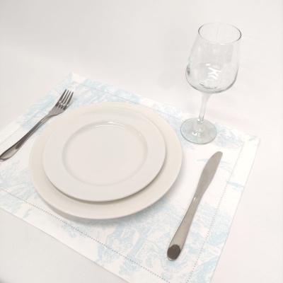 Mantel Individual Lino COL Toile De Jouy Baby