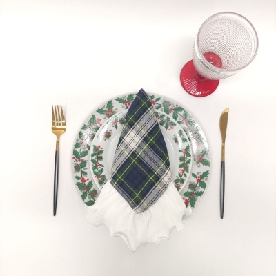 Mantel individual/Servilleta/Camino de Mesa Square FOL