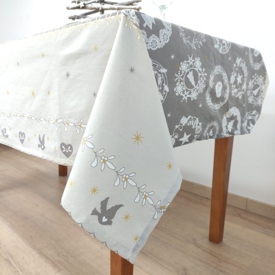 Mantel Toque de Nieve