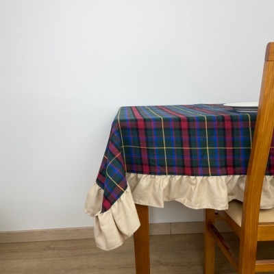 Mantel Xadrez con Volante