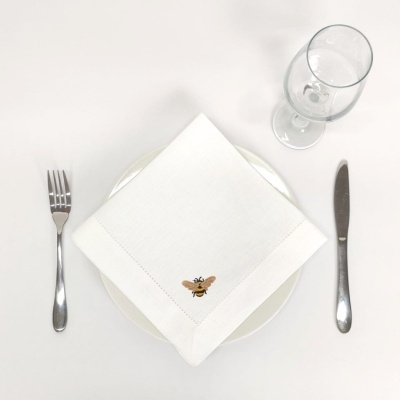 Mantel Individual/Servilleta Abeja Lino JOL