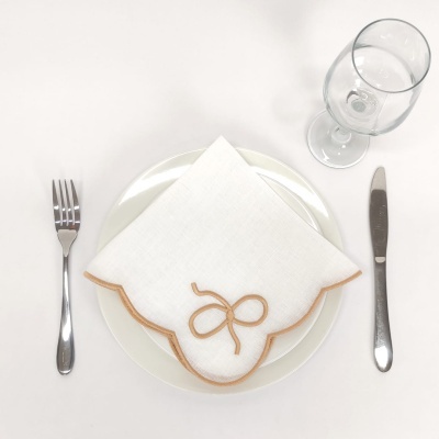 Mantel Individual/Servilleta Lazo Lino JOL