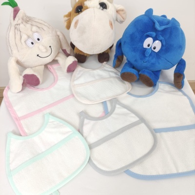 Babero Bebé Cuadrado Con plástico