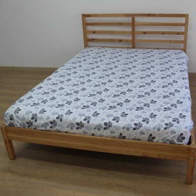 Juego de Sábanas de Franela Pinha Azul