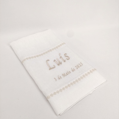 Toalla de Bautismo Paint Lino JOL Toalla de Bautismo Paint Lino JOL